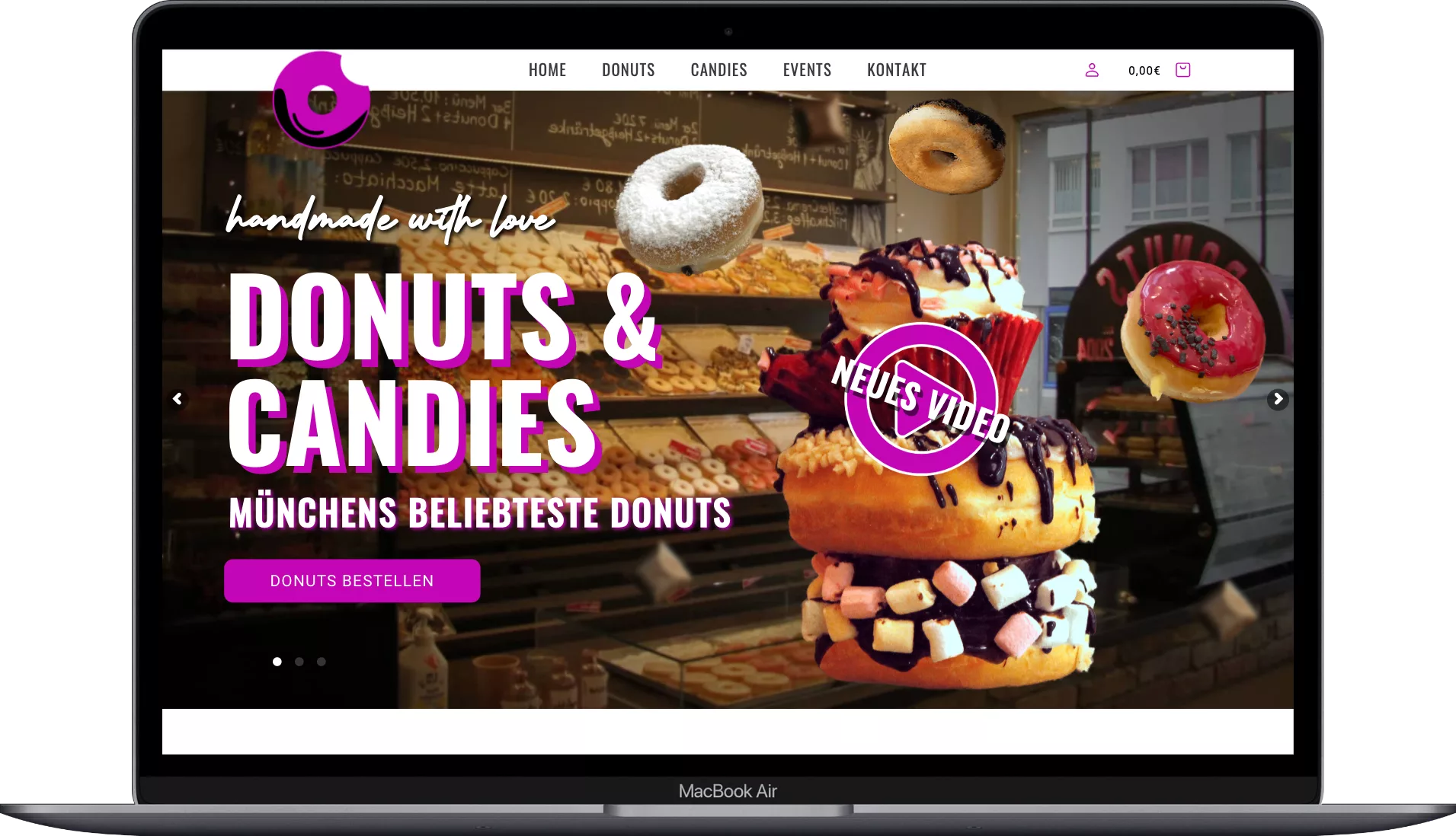 Macbook Donuts & Candies