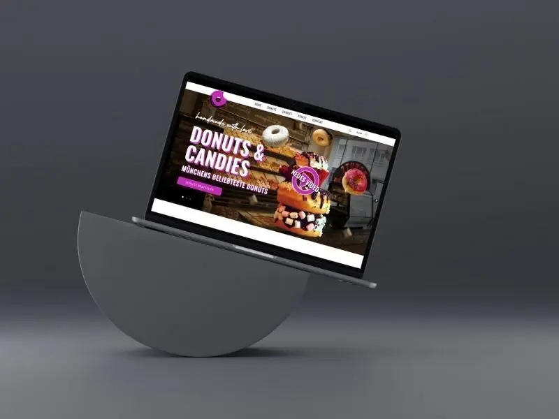 donuts desktop design