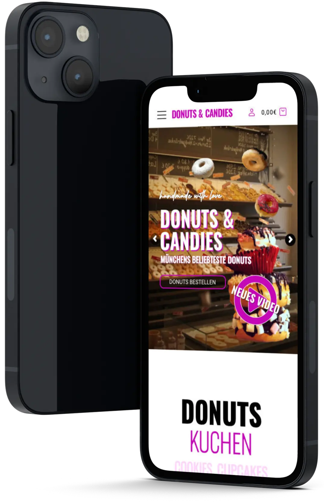 Website auf iPhone 13